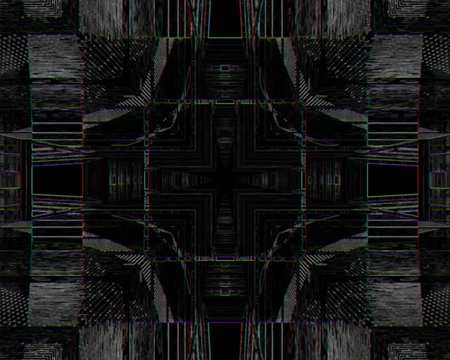 Neon Tunnel Symmetrical Grid Vortex 5:4 Industrial 60fps VJ Loop Screensaver