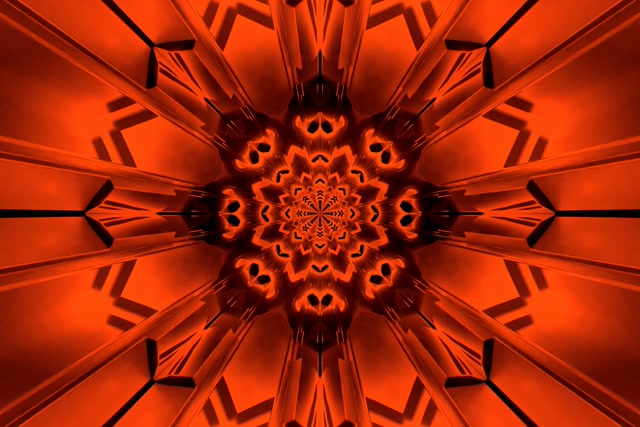 Túnel de Neó Vermell Mandala Estalvi de Pantalla 3:2 Surface 60fps VJLoops PC