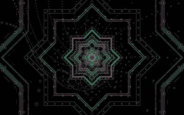 Túnel de Neó Circuit Verd Protector de Pantalla 60fps 16:10 MacBook VJ Loop