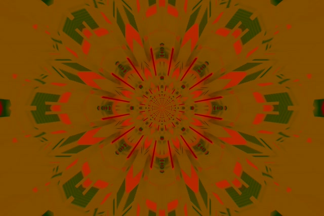 Túnel de Neó Vermell Explosió Calidoscopi VJ Loop 3:2 Surface 60fps Estalvi de Pantalla