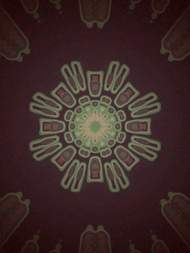 Túnel de Neó Floració Caleidoscopi Vj Loop 3:4 iPad Portrait 60fps Estalviapantalles