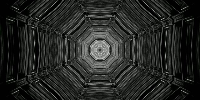 Túnel de Neó Vòrtex Octògon VJ Loop 2:1 Univisium 60fps Estalvi de Pantalla