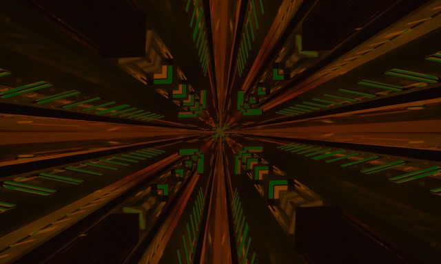 Túnel de Neó Esclat Caleidoscopi Fractal 5:3 Wide 60fps Estalvi de pantalla VJ Loop