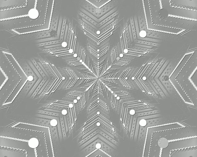 Túnel Neó Plata Floc de Neu Protector de Pantalla 5:4 Industrial 60fps VJ Loop