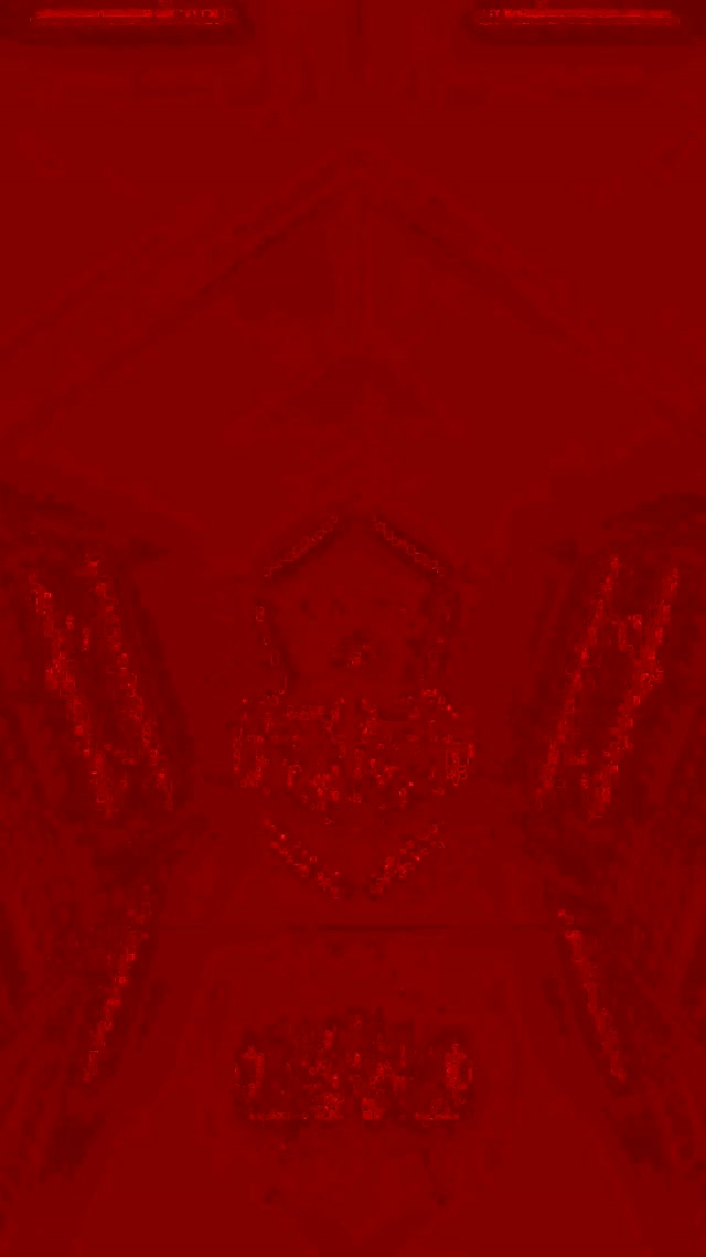 Túnel de Neó Vermell Escut Ales VJ Loop 9:16 Reels 60fps Protector de Pantalla