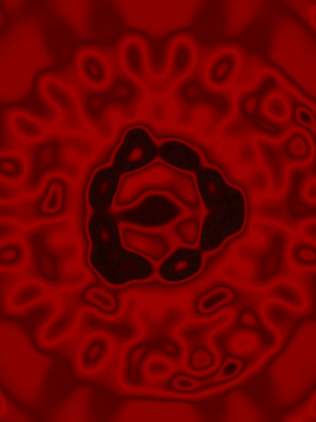 Túnel de Neó Ona de Lava Vermella Loop | 3:4 iPad Portrait 60fps Estalviapantalles Vj Loop