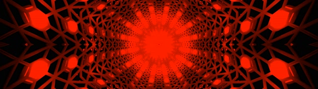 Túnel Neó Vermell Mandala Vòrtex 32:9 Super Ultraample 60fps Estalviapantalles Vj Loop