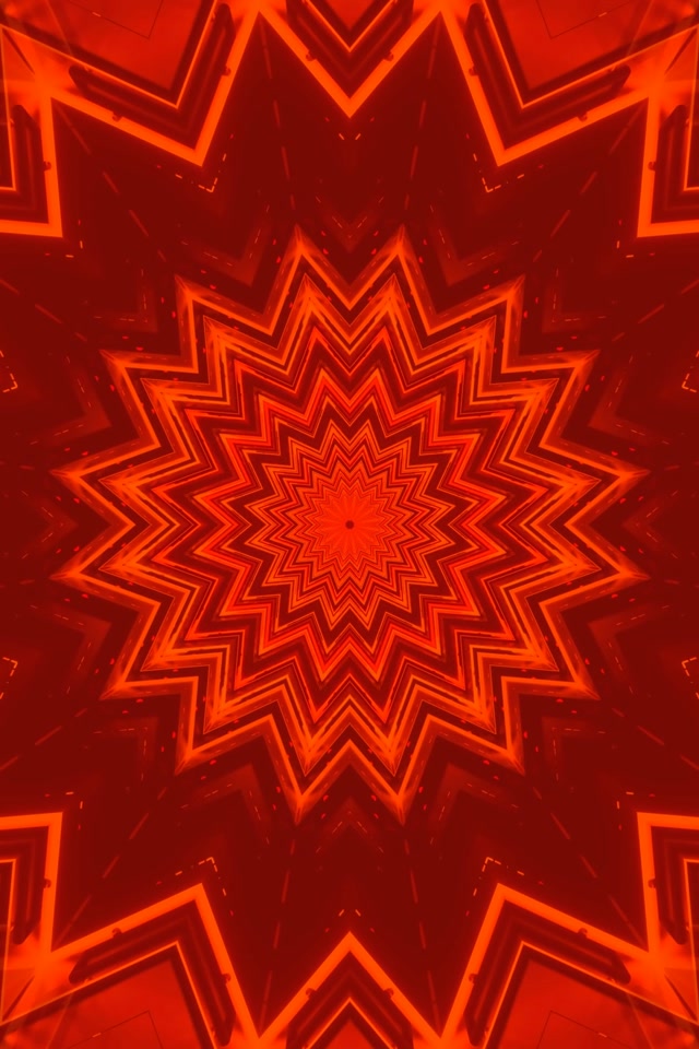 Túnel Neó Vermell Explosió Estrella VJ Loop 2:3 Photo Portrait 60fps Protector de Pantalla