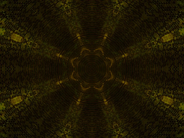 Túnel Neó Oliva Espiral Calidoscopi Vj Loop 4:3 Clàssic 60fps Estalviapantalles