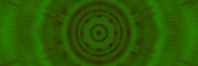 Túnel Neon Verd Cercles Ondulants VJLoops 3:1 Triple Wide 60fps Salvapantalles