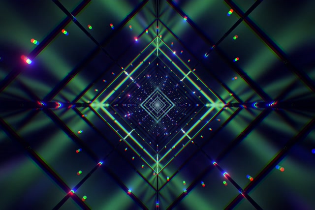 Túnel de Neó Diamant Vòrtex VJ Loop 60fps 3:2 Surface Protector de pantalla