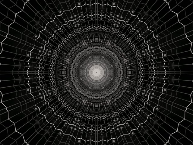 Túnel Neó Teranyina Vòrtex Vj Loop 4:3 Clàssic 60fps Estalviapantalles