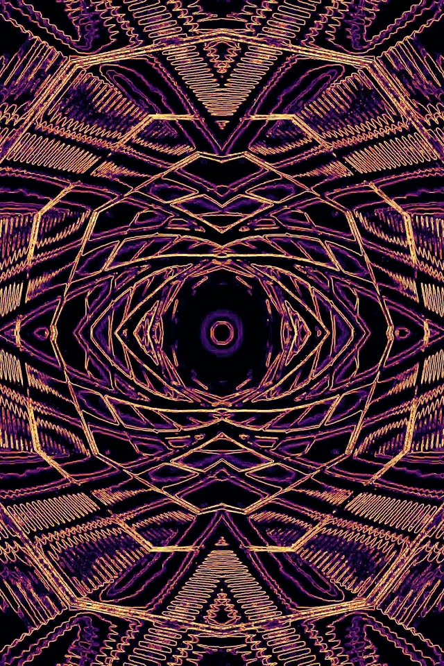 Túnel de Neó Vòrtex Caleidoscopi VJ Loop 2:3 Photo Portrait 60fps Estalviapantalles