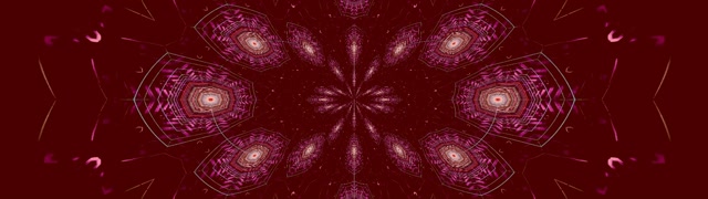 Pulsating Magenta Kaleidoscope Neon Tunnel 32:9 Ultrawide VJ Loop 60fps Screensaver