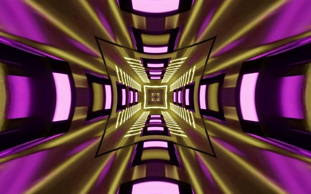 VJ loop Túnel de Neó Calidoscopi Or Porpra 16:10 macbook 60fps protector de pantalla