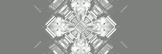 Túnel de Neó Calidoscopi de Diamant Platejat VJLoops 3:1 Triple Wide 60fps Estalvi de Pantalla