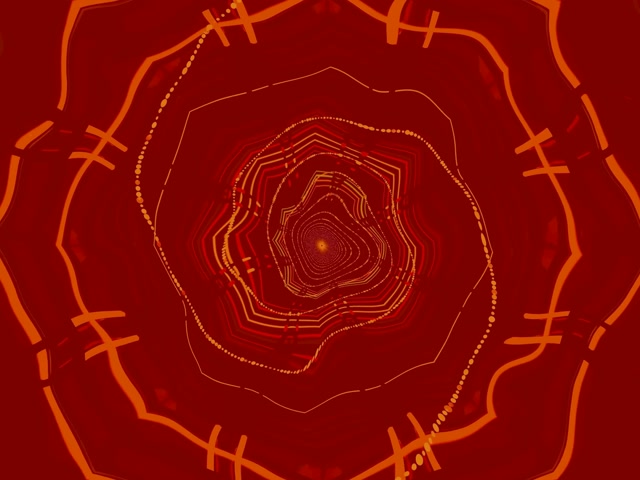 Túnel de Neó Vòrtex Polígon Vj Loop 4:3 Classic 60fps Estalviapantalles