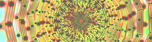 Túnel de Neó Punt Espiral Vòrtex VJ Loop 32:9 Super Ultrawide 60fps Estalvi de Pantalla