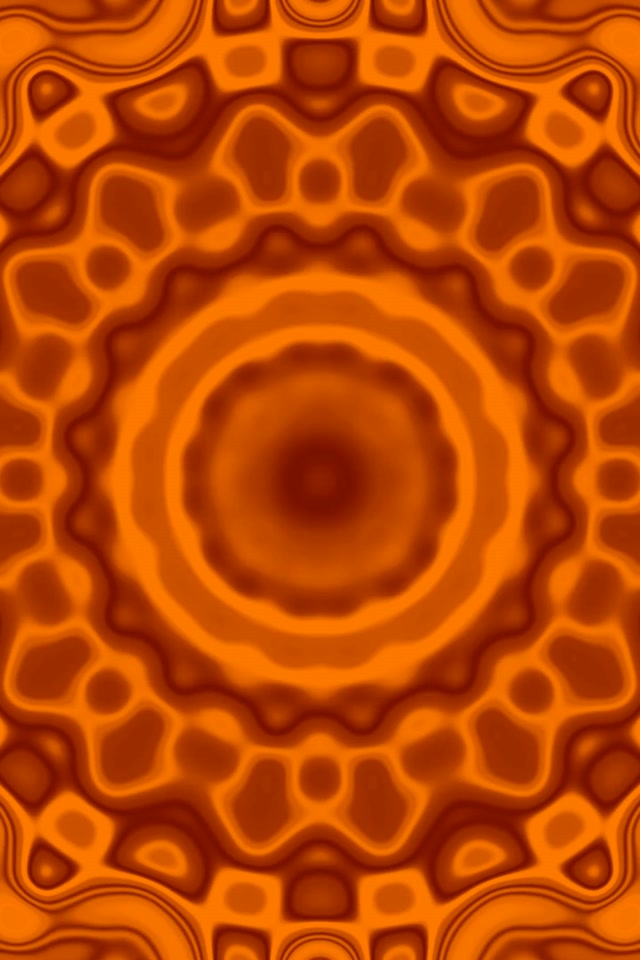 Túnel de Neó Vòrtex Sol Ondulada Taronja Protector de Pantalla 60fps 2:3 Foto Retrat Vj Loop