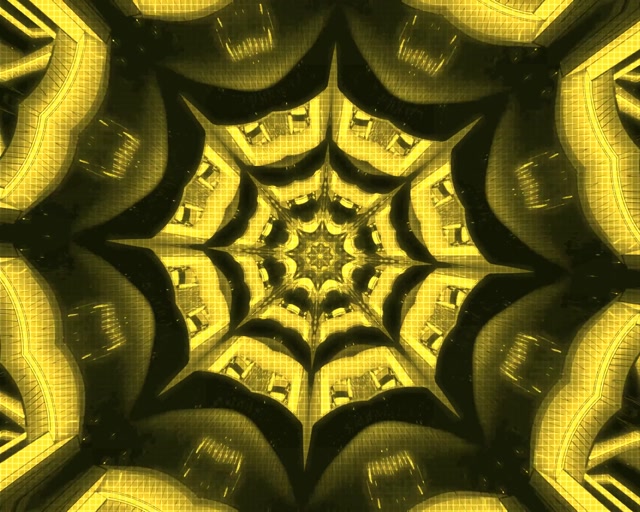 5:4 industrial neon tunnel screensaver 60fps VJ loop radial kaleidoscope vortex