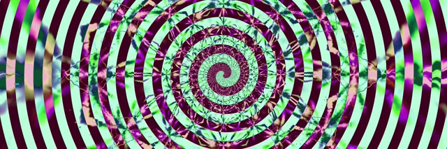 Túnel de Neó Vòrtex Espiral Hipnòtica 3:1 Triple Wide 60fps Estalvi de Pantalla VJLoops