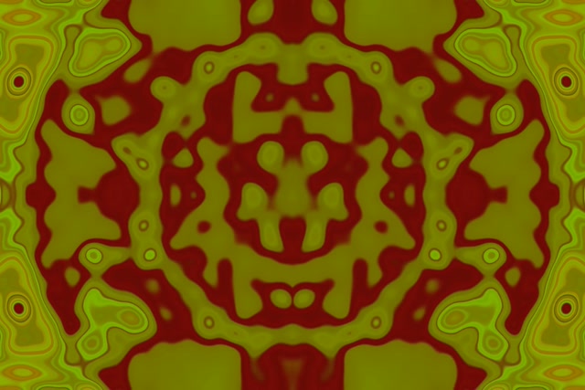 Túnel de Neó Calidoscopi Verd VJ Loop 3:2 Surface 60fps Protector de pantalla