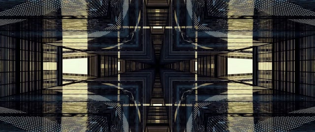 Túnel de Neó Graella Reflectida 2.39:1 Cinemascope 60fps Protector de Pantalla VJLoops