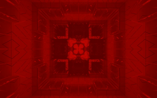 Red Neon Tunnel Pulsating Grid 16:10 Macbook 60fps Screensaver VJ Loop