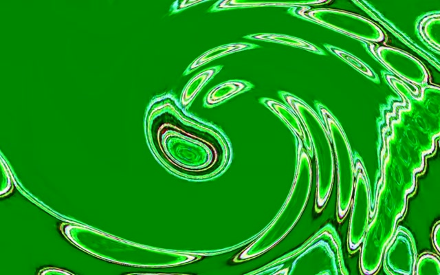 Túnel de Neó Vòrtex Ull Remolí Verd Vj Loop 60fps 16:10 MacBook Protector de Pantalla