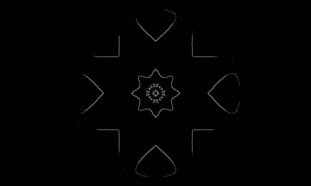 Túnel de Neó Floc de Neu Mandala Vj Loop 5:3 Wide 60fps Protector de Pantalla