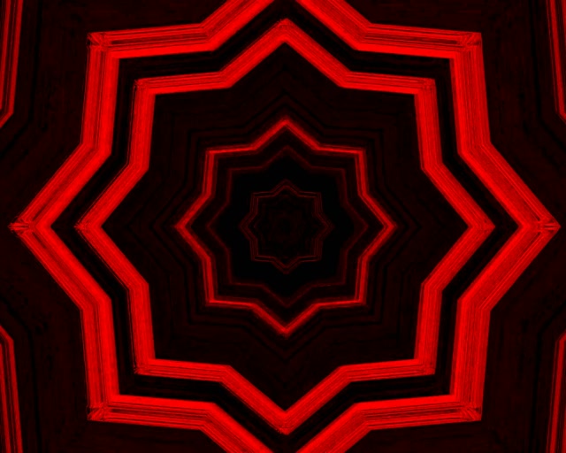 Túnel de Neó Vermell Vòrtex Estrella Vj Loop 5:4 industrial 60fps Protector de Pantalla