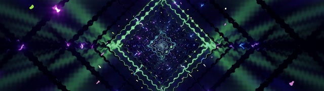 Túnel de Neó Diamant Vòrtex VJ Loop 32:9 Super Ultrawide 60fps Estalvi de Pantalla