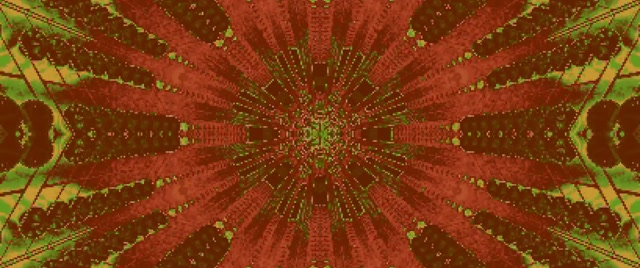 Túnel de Neó Calidoscopi Vermell Explosió VJLoops 2.39:1 Cinemascope 60fps Protector de Pantalla