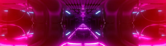 Túnel Neó Rosa Magenta Sci-Fi Vj Loop 60fps 32:9 Super Ultrawide Estalviapantalles