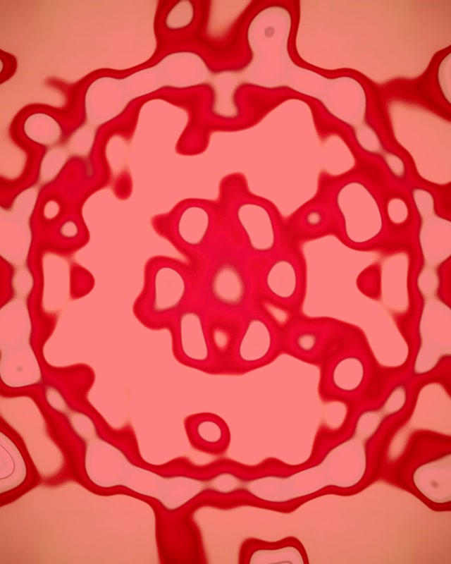 Túnel de Neó Cèl·lula Orgànica Rosa VJLoops 4:5 Instagram 60fps Protector de Pantalla