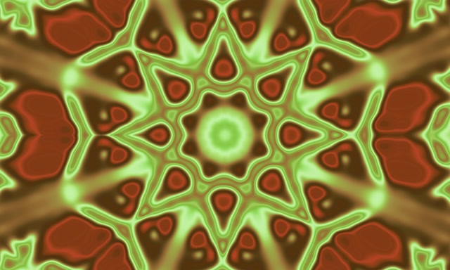 Pulsating Neon Tunnel Kaleidoscope | 5:3 Wide 60fps VJ Loop Screensaver