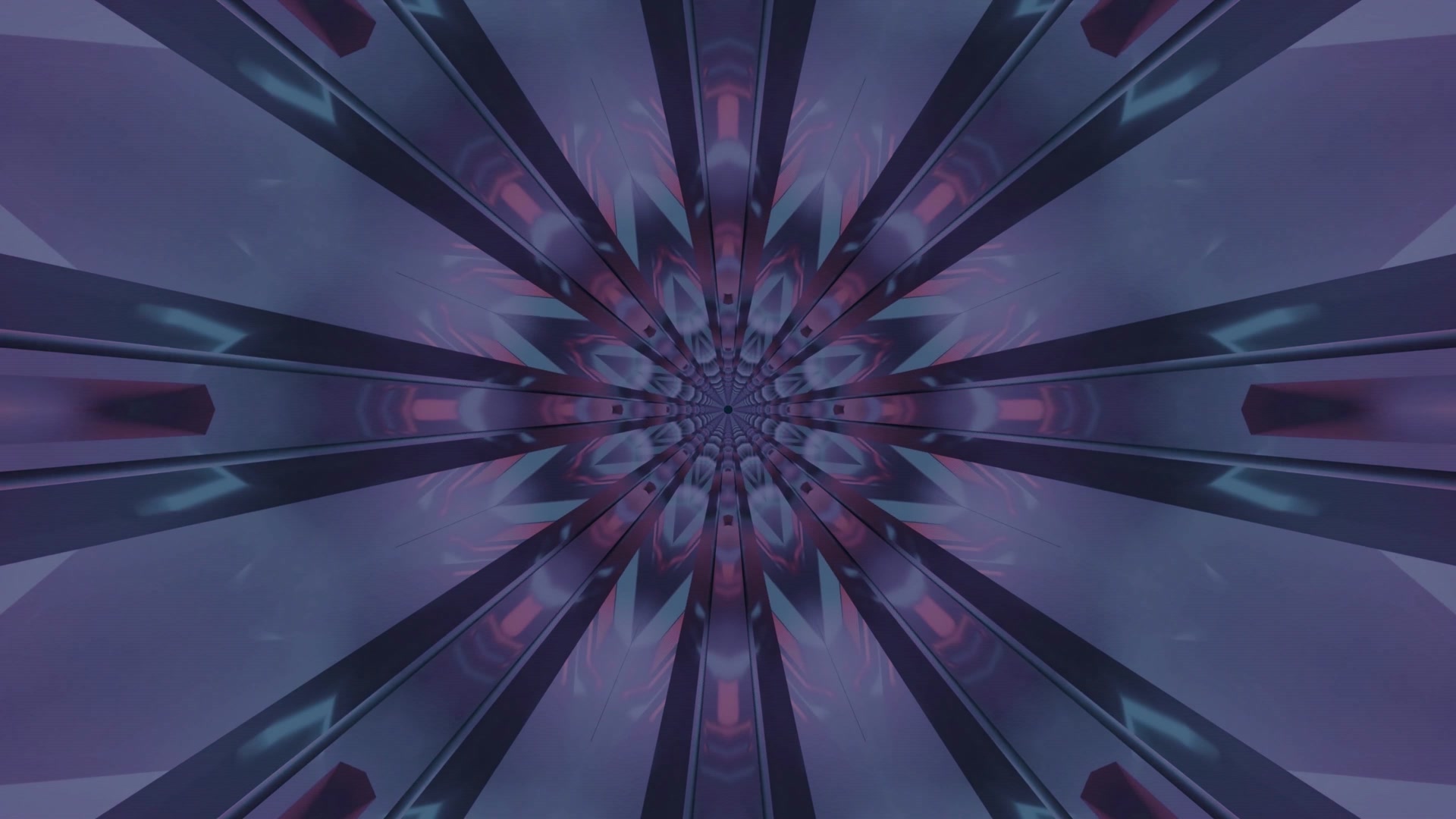 Kaleidoskop Neonový Tunel Spořič Obrazovky 4K UHD 60fps Živá Tapeta