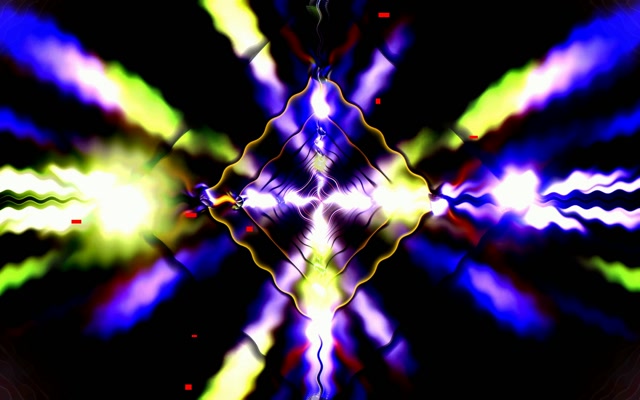 Neon Tunel Modrozelený Šetřič Obrazovky 16:10 MacBook 60fps VJ Loop