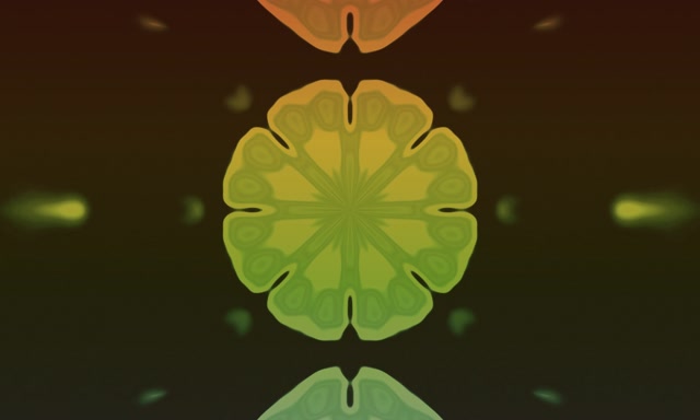 Neonový Tunel Fraktální Mandala Výbuch 5:3 Široký 60fps Spořič VJ Loop