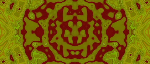 Neonový tunel kaleidoskop VJ Loop 21:9 ultrapanorama 60fps spořič obrazovky