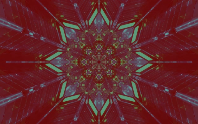 Neonový Tunel Kaleidoskop Cik-cak Výbuch VJ Loop 60fps 16:10 MacBook Spořič