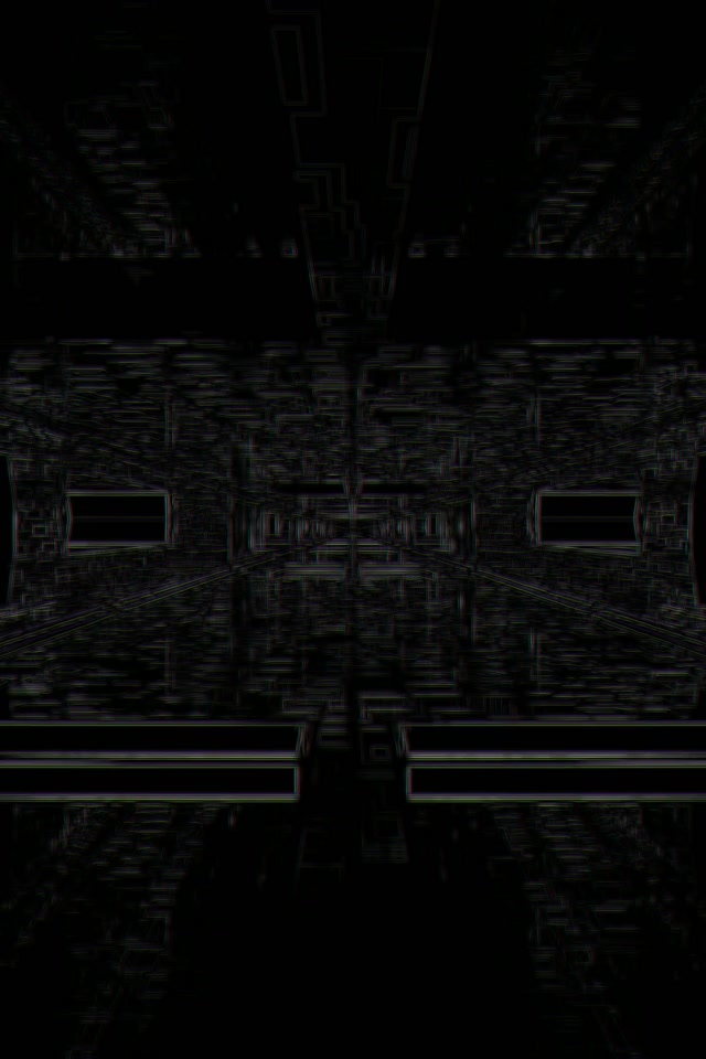 Neon Tunnel Geometric Grid 2:3 Portrait 60fps VJ Loop Screensaver