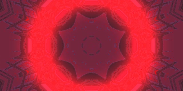 Červený Neon Tunel Oko Mandala VJ Loop 2:1 Univisium 60fps Spořič