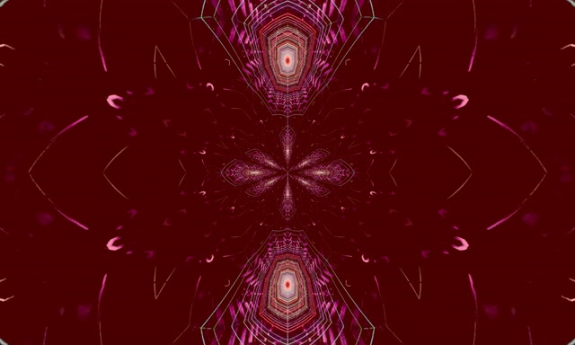 Kaleidoscope Neon Tunnel 5:3 Wide 60fps VJ Loop Screensaver