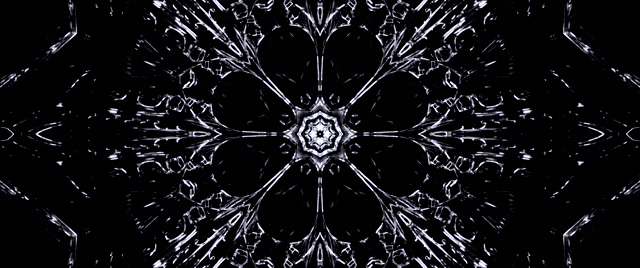 Křišťálový Neon Tunel Šetřič Obrazovky 2.39:1 Cinemascope 60fps VJ Loop