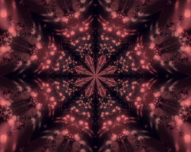 Neon Tunnel Fractal Kaleidoscope Bloom VJ Loop 5:4 Industrial 60fps Screensaver