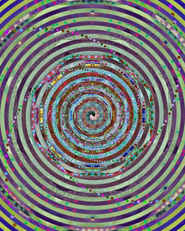 Neon Tunnel Spiraling Vortex Loop 4:5 Instagram 60fps Screensaver VJ Animation