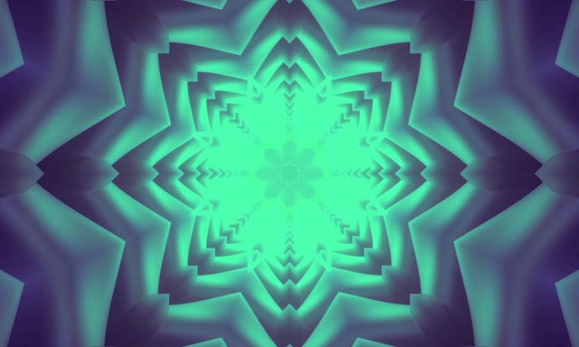 Pulsating Star Neon Tunnel VJ Loop 5:3 Wide 60fps Screensaver
