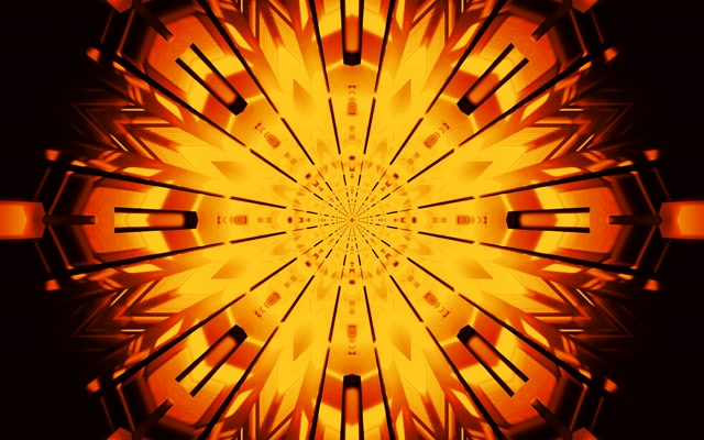 Neon Tunnel Radiant Sun Burst VJ Loop 60fps 16:10 MacBook Screensaver