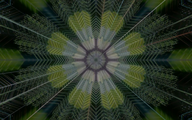 Kaleidoscope Neon Tunnel VJ Loop 16:10 MacBook 60fps Screensaver